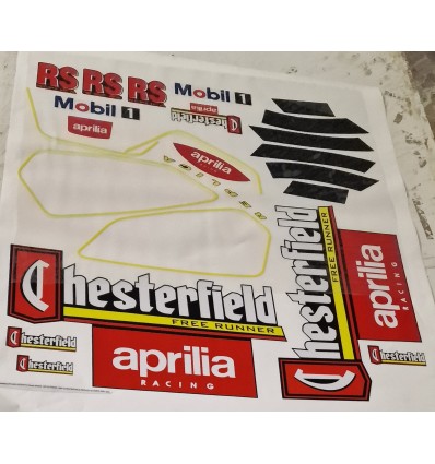 RS 125 1994 EXTREMA REPLICA CHESTERFIELD LIVREA COMPATIBILE
